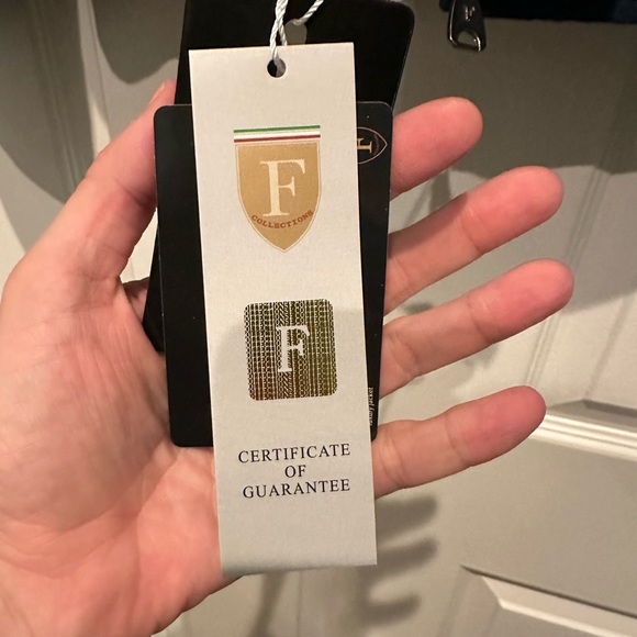 NWT Ferrari Men’s Medium F Collections Jacket Navy Blue Suede Coat Zippe… - Picture 10 of 10